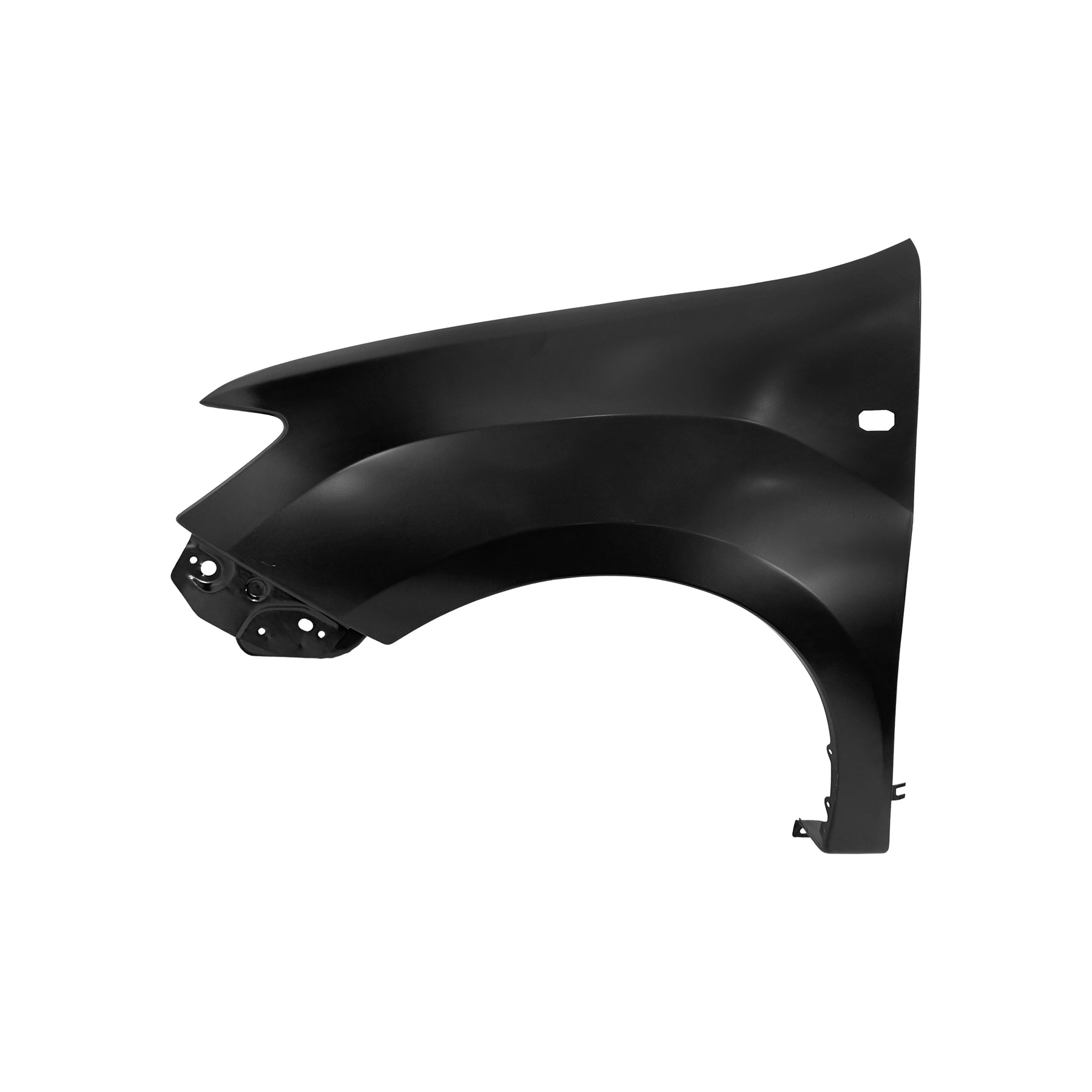 REPLACEMENT FRONT FENDER LH(WITH LAMP HOLE), 2013, FOR DACIA LOGAN, 631013661R, (STEEL)
