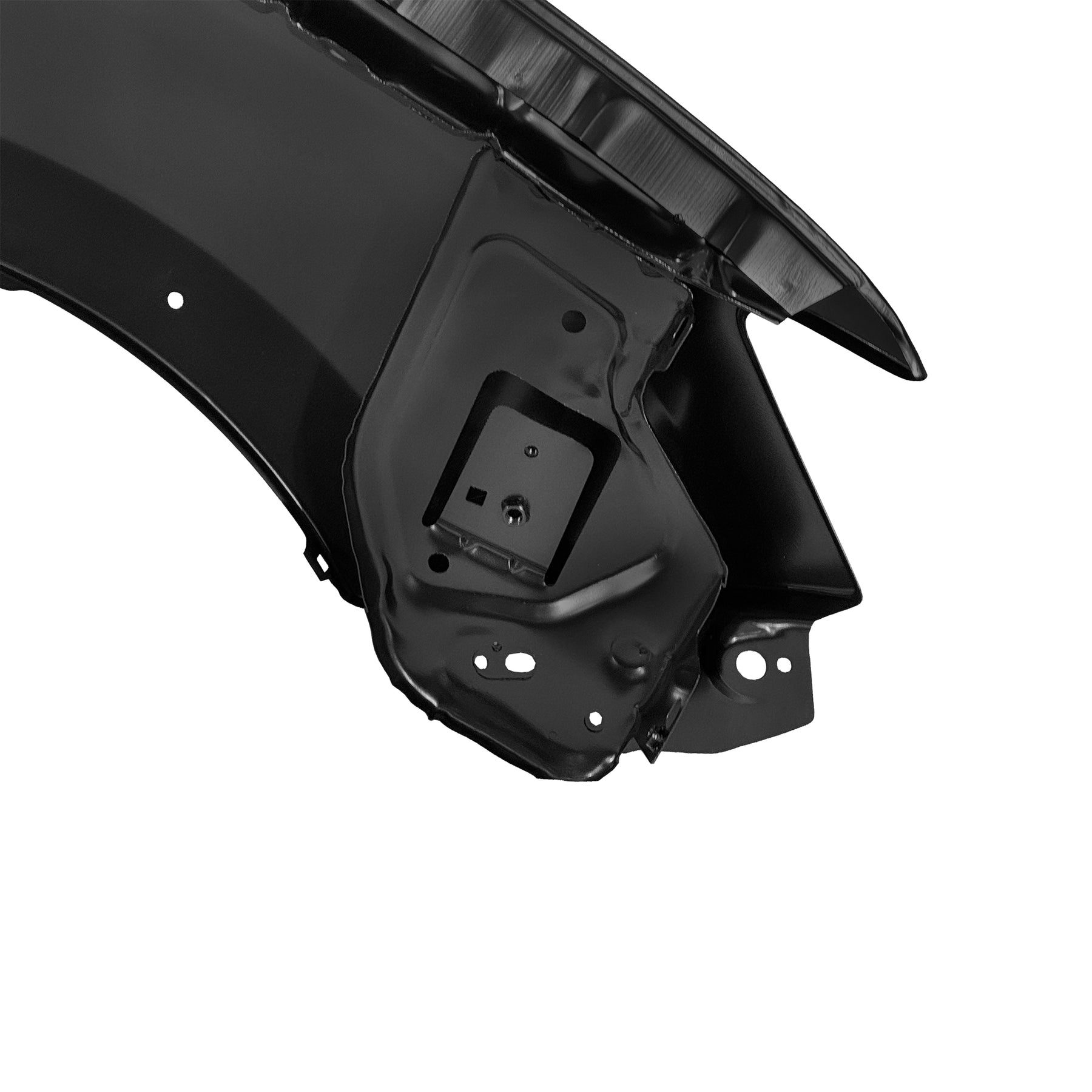 REPLACEMENT FRONT FENDER LH(WITHOUT LAMP HOLE AND WITH RIM HOLE), 2013, FOR DACIA LOGAN, 631018989R, (STEEL)