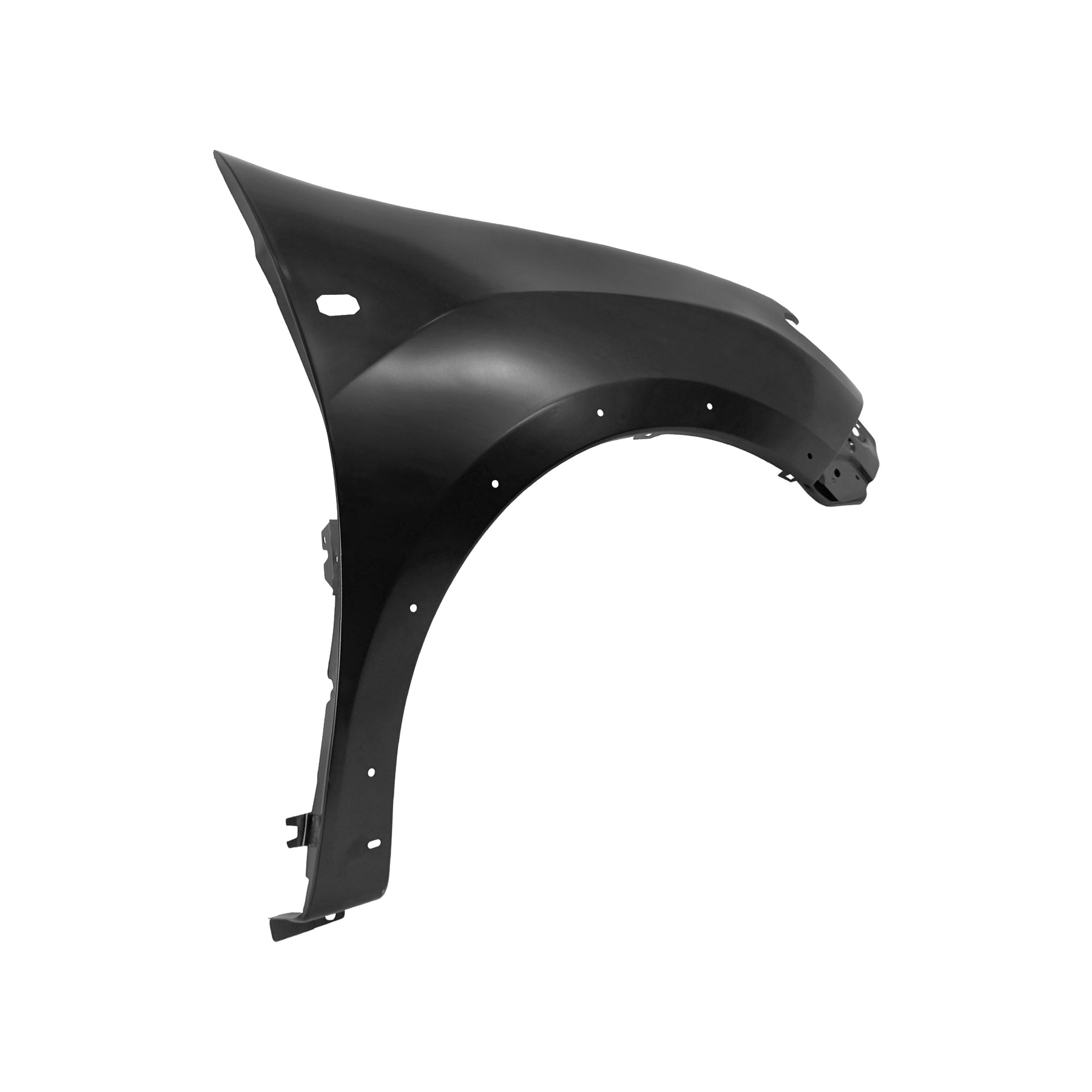 REPLACEMENT FRONT FENDER RH(WITH LAMP HOLE AND RIM HOLE), 2013, FOR DACIA SANDERO, 631005111R , 631004482R, (STEEL)