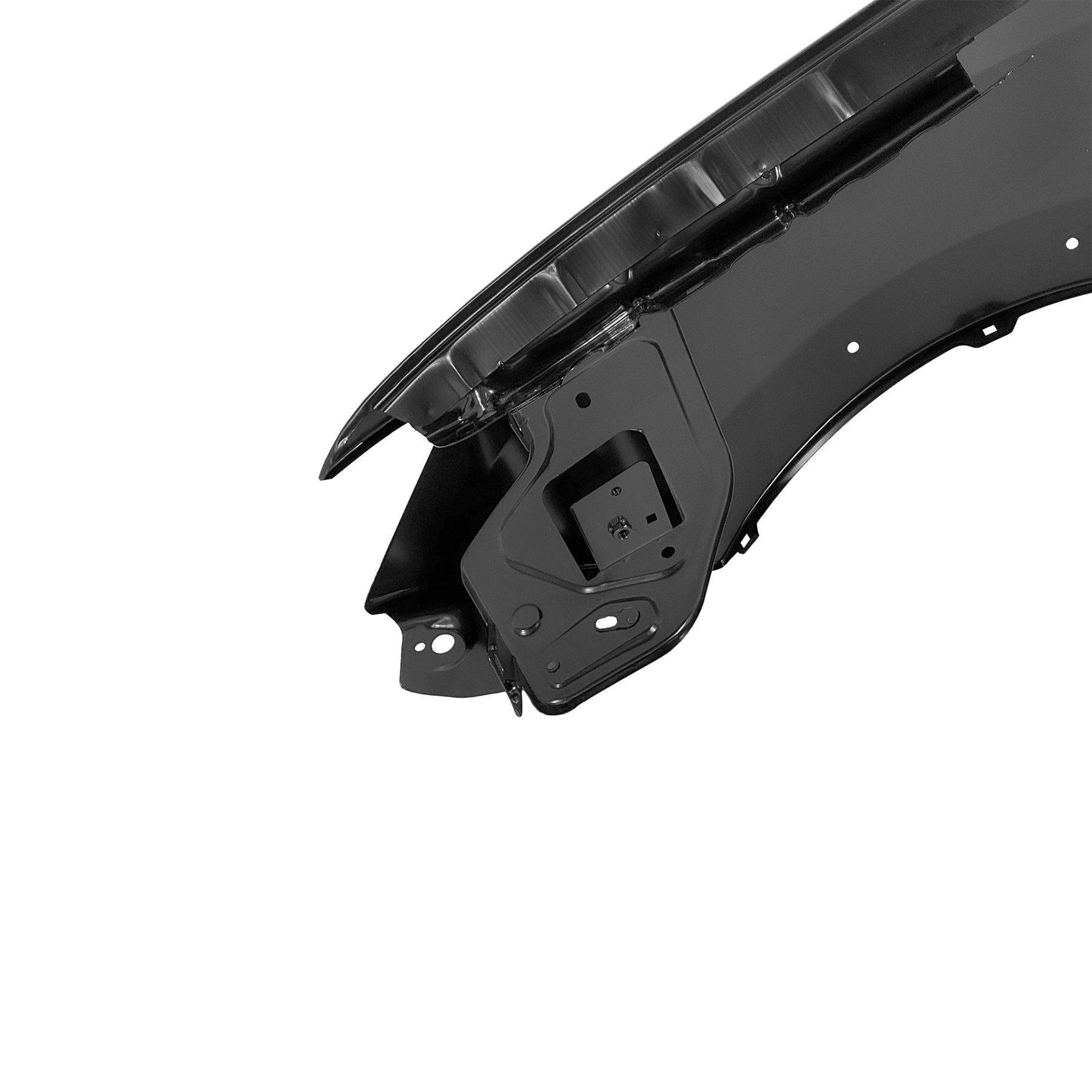 REPLACEMENT FRONT FENDER RH(WITH LAMP HOLE AND RIM HOLE), 2013, FOR DACIA SANDERO, 631005111R , 631004482R, (STEEL)