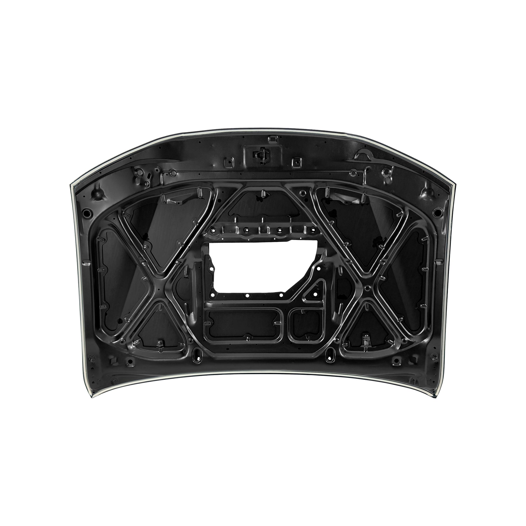 REPLACEMENT HOOD W TURBO HOLE, FOR TOYOTA HILUX VIGO, 53301 0K021