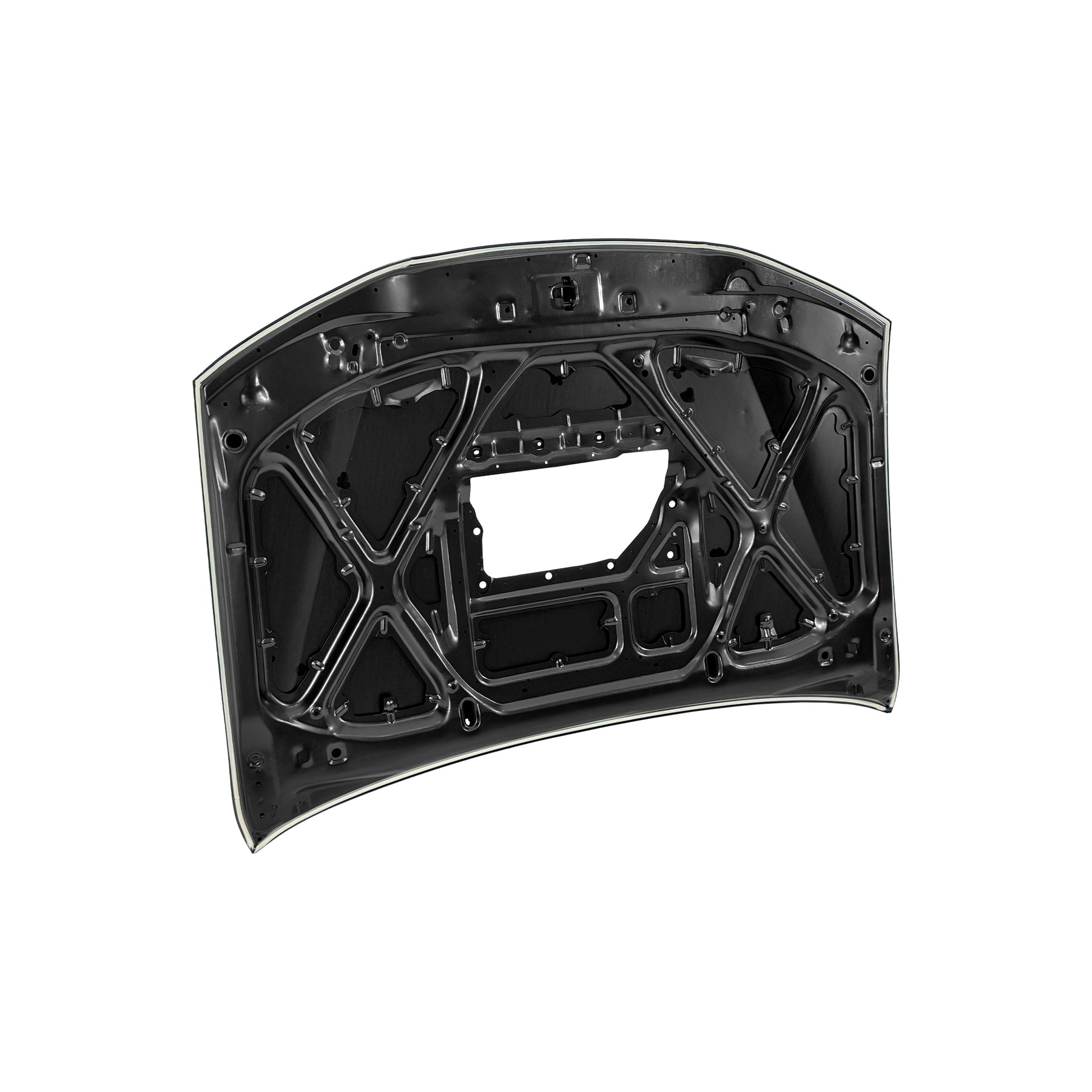 REPLACEMENT HOOD W TURBO HOLE, FOR TOYOTA HILUX VIGO, 53301 0K021