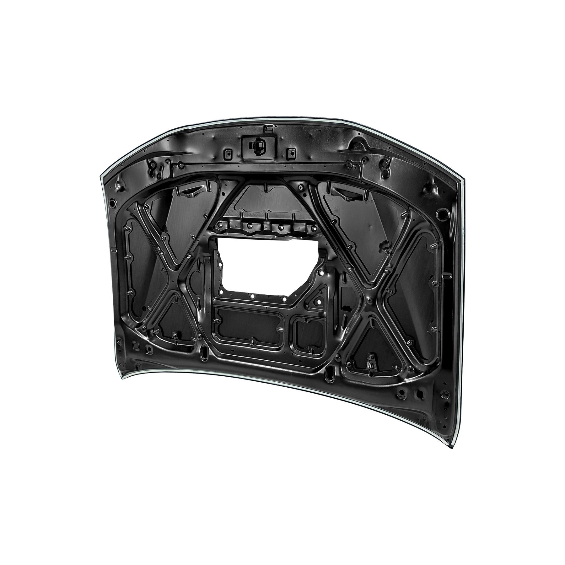 REPLACEMENT HOOD W TURBO HOLE, FOR TOYOTA HILUX VIGO, 53301 0K021