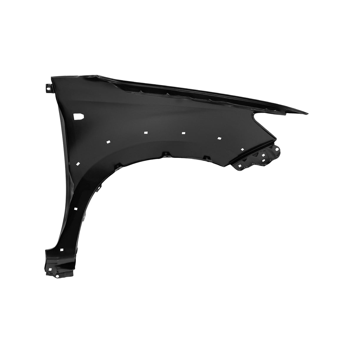 REPLACEMENT FRONT FENDER WITH LAMP HOLE AND WHEEL TRIM HOLE, 2012, FOR TOYOTA HILUX VIGO, 53811-0K110, (STEEL)