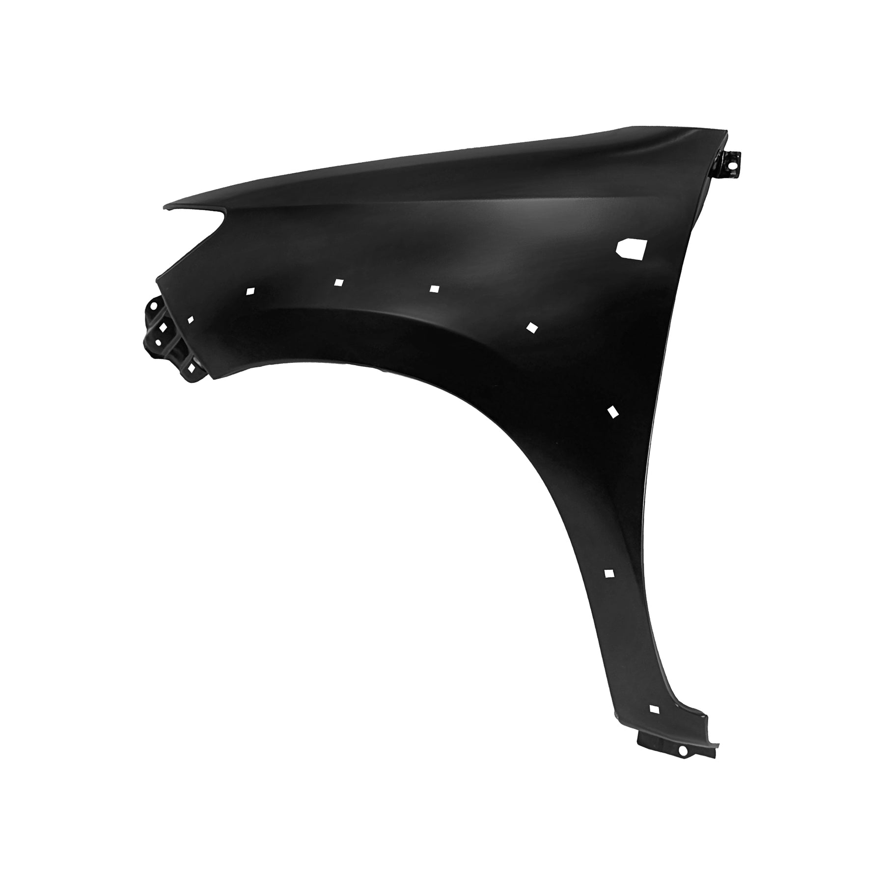 REPLACEMENT FRONT FENDER WITH LAMP HOLE AND WHEEL TRIM HOLE, 2012, FOR TOYOTA HILUX VIGO, 53811-0K110, (STEEL)