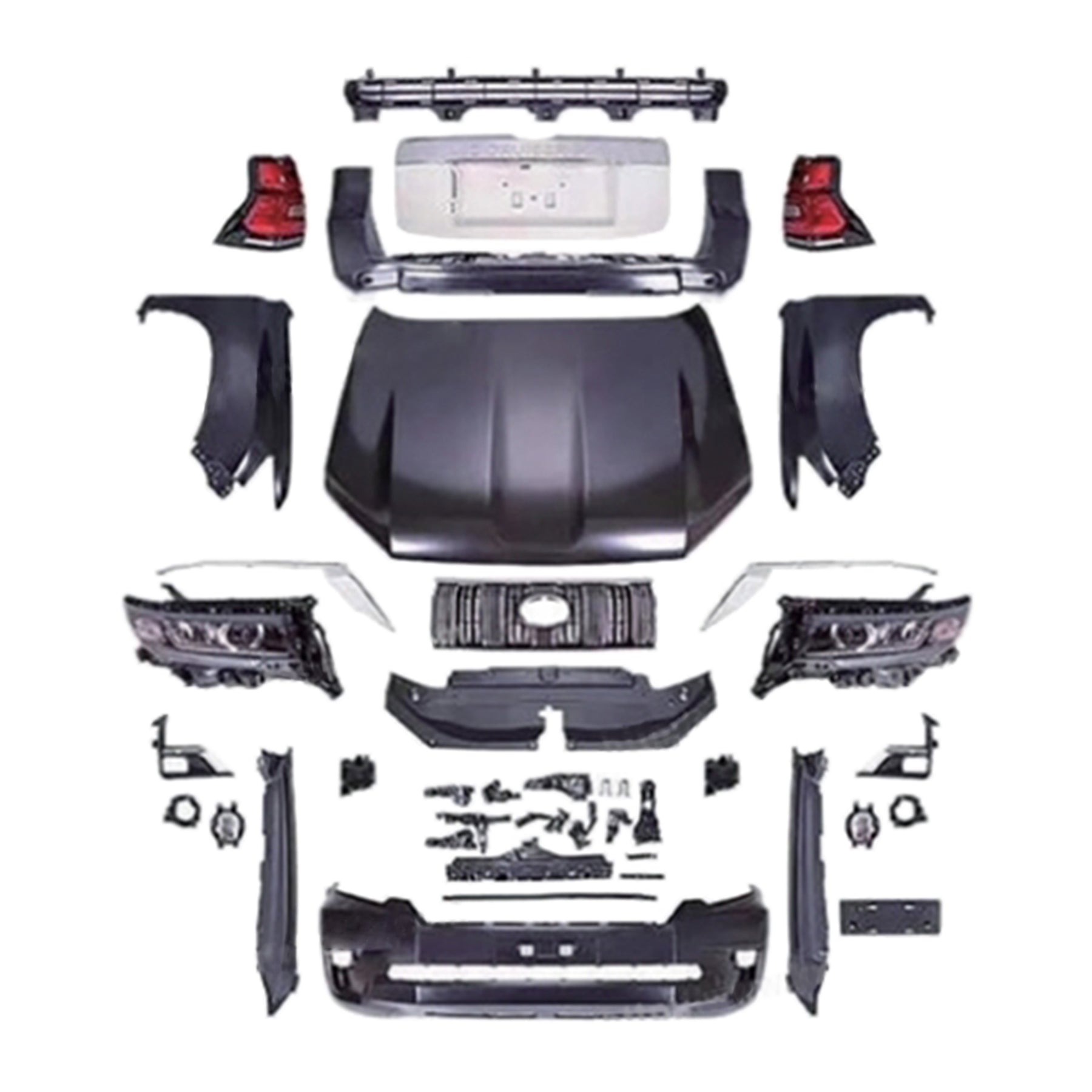 REPLACEMENT BEFORE AND AFTER KIT, 2018, FOR 10-17 TOYOTA PRADO TO 18 TOYOTA PRADO