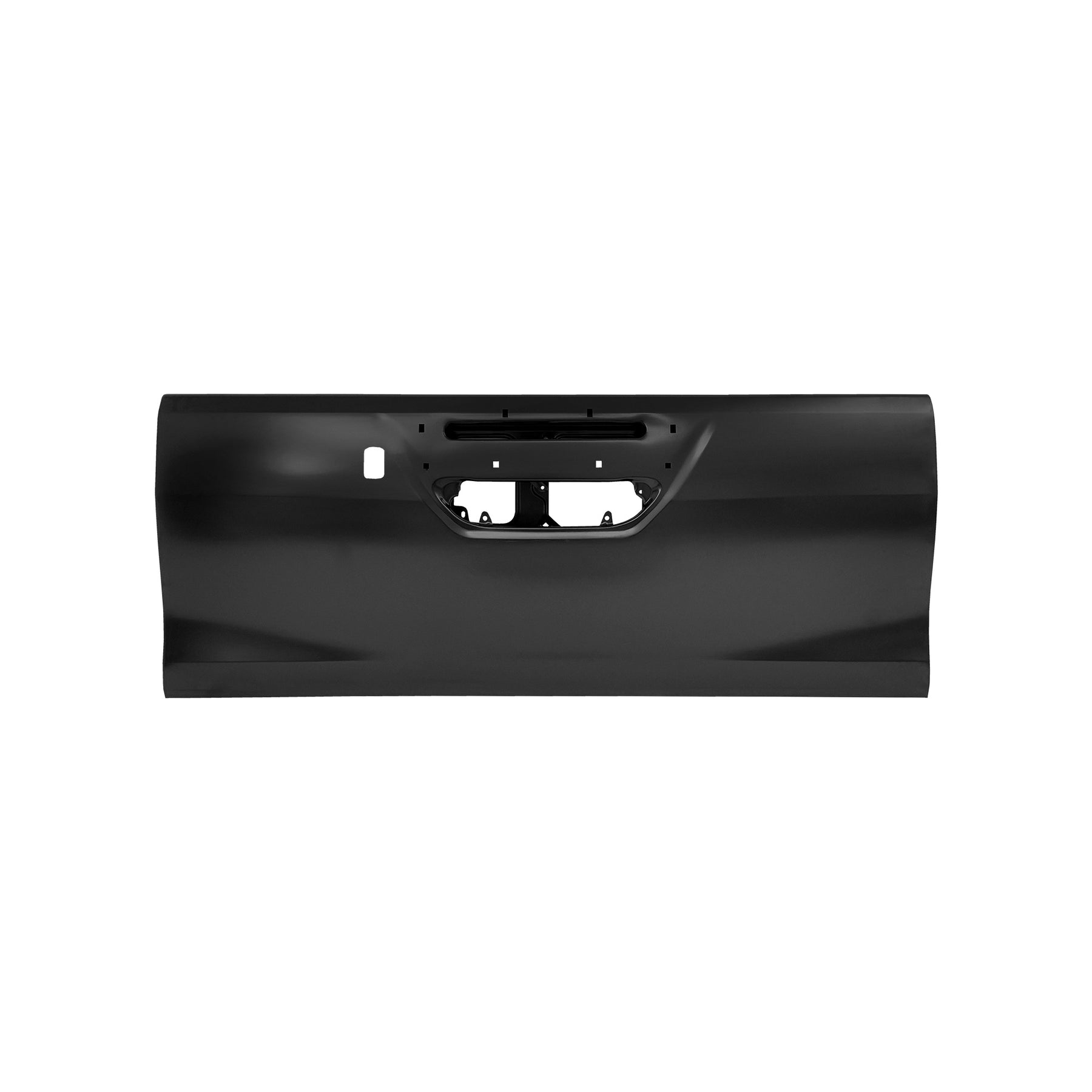 REPLACEMENT TAIL PANEL(MIDDLE OPEN) W/CAMERA HOLE,W/DECORATIVE STRIP HOLE,W/BRAKE LAMP HOLE, 2021, FOR TOYOTA HILUX REVO, (STEEL)