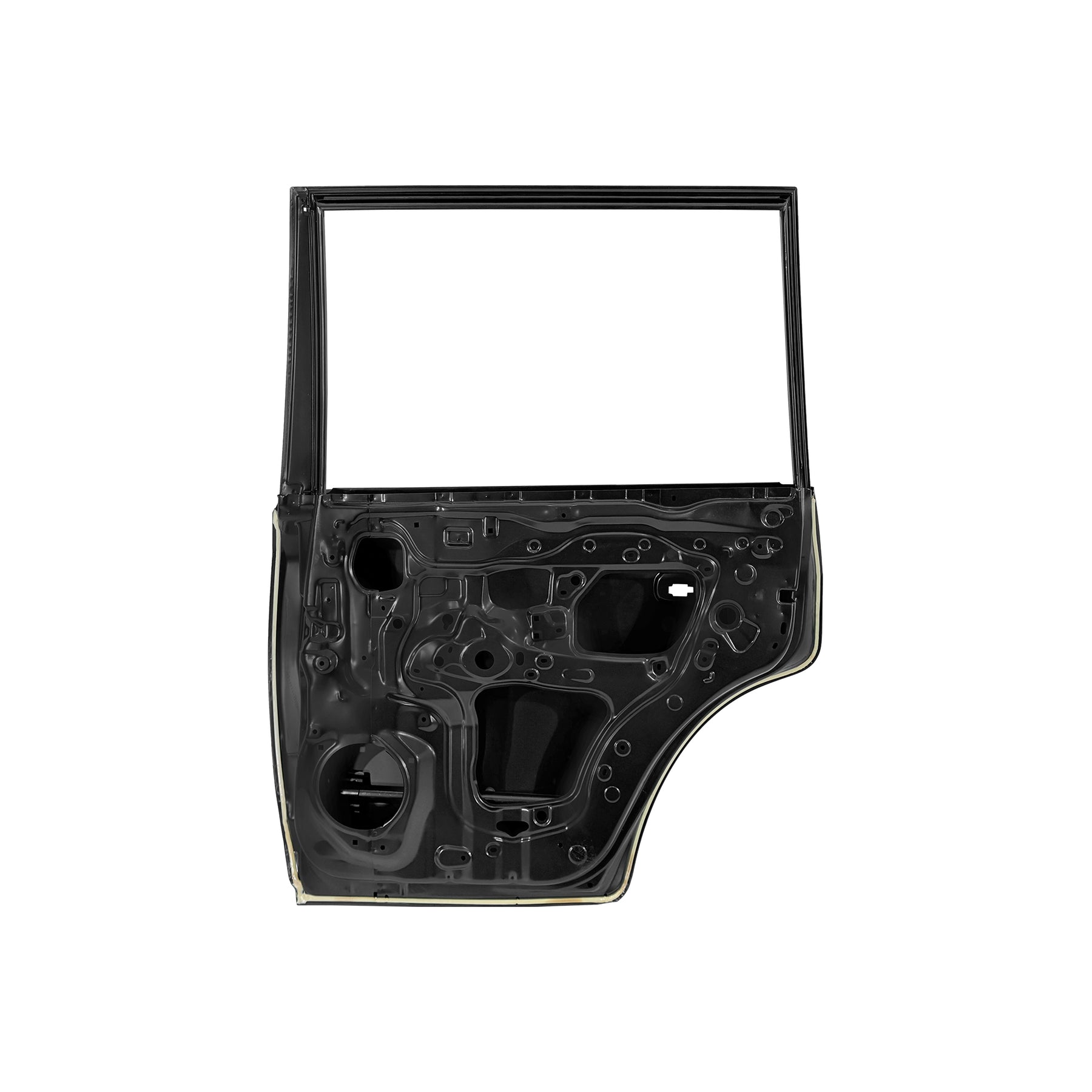 REPLACEMENT REAR DOOR RH WITH MOLDING HOLE, FOR TOYOTA LAND CRUISER FJ200, (STEEL)