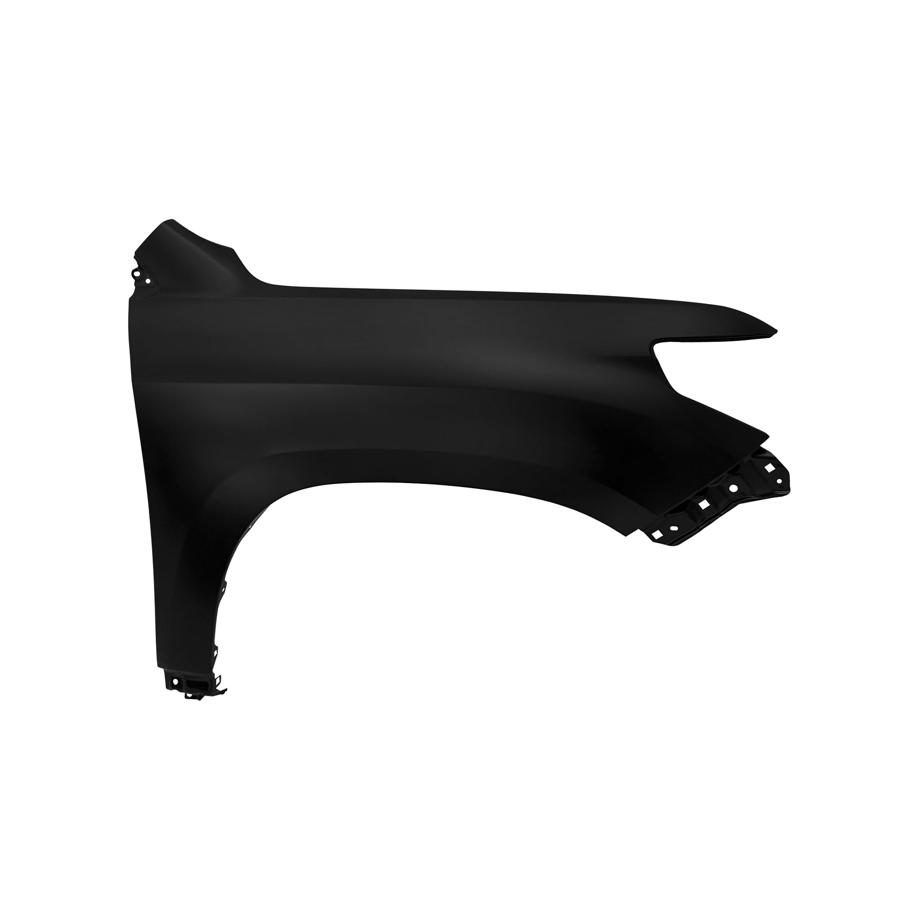 REPLACEMENT FRONT FENDER RH WITHOUT HOLES, FOR TOYOTA LAND CRUISER FJ200, 53801-60B90, (STEEL)