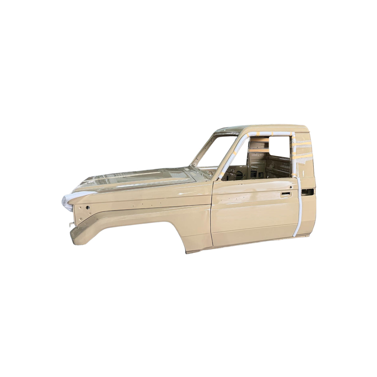 REPLACEMENT SINGLE ROW COMPLETE CAB, 1984-1989, FOR TOYOTA LAND CRUISER LC79, 67001-070060-zc, (STEEL)