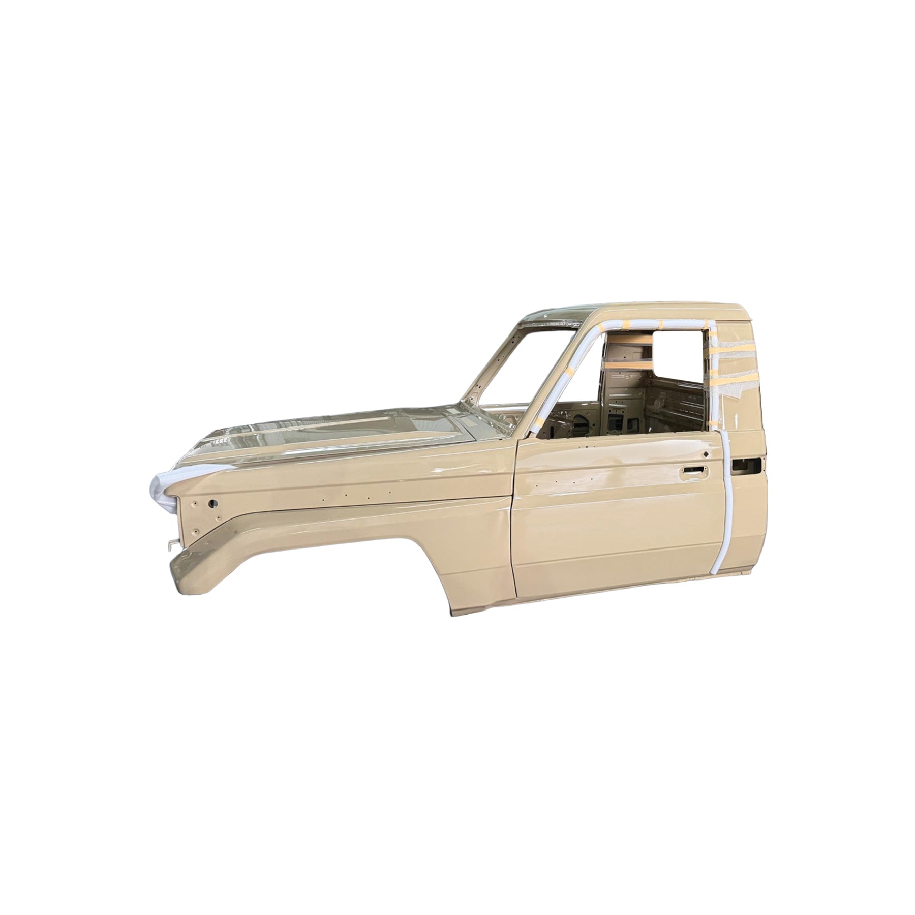 REPLACEMENT SINGLE ROW COMPLETE CAB, 1984-1989, FOR TOYOTA LAND CRUISER LC79, 67001-070060-zc, (STEEL)