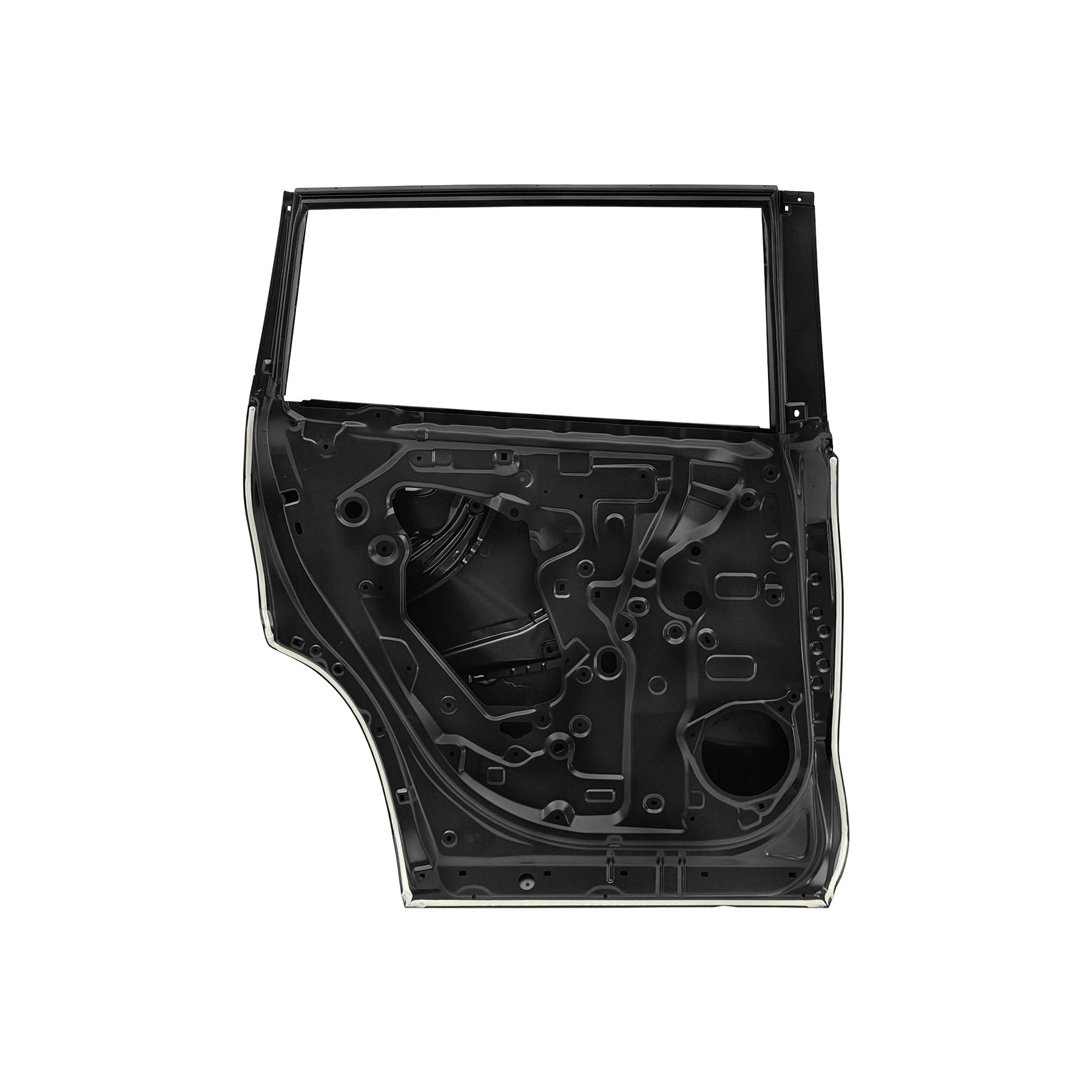 REPLACEMENT REAR DOOR LH, 2021-, FOR TOYOTA HIGHLANDER, 670030E130, (STEEL)