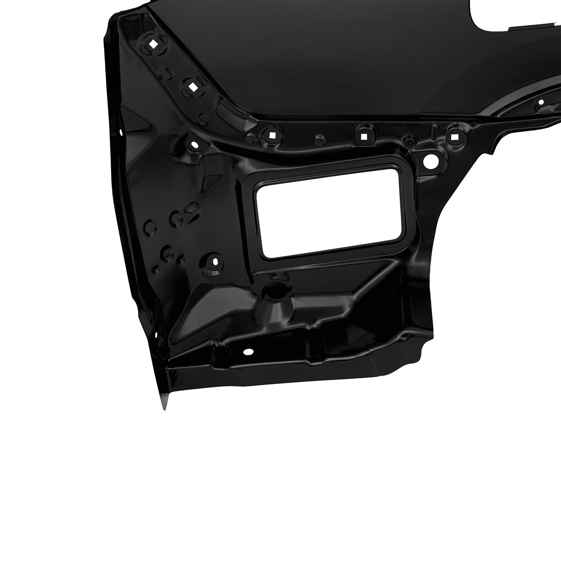 REPLACEMENT REAR FENDER LH, 2021, FOR TOYOTA HIGHLANDER, 616110E120, (STEEL)