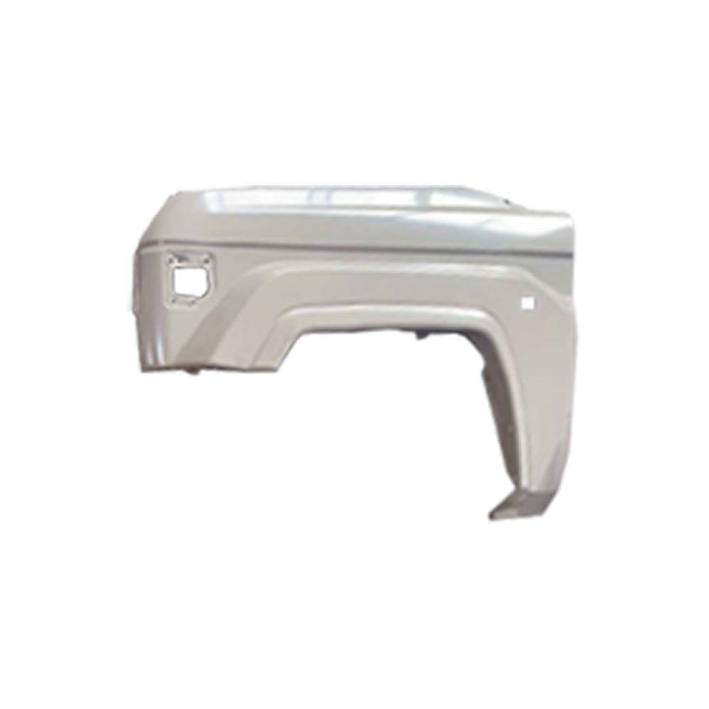 REPLACEMENT FRONT FENDER LH W/SIDE LAMP HOLE & ANTENNA HOLE, 2024-, FOR TOYOTA LANDCRUSER FJ79