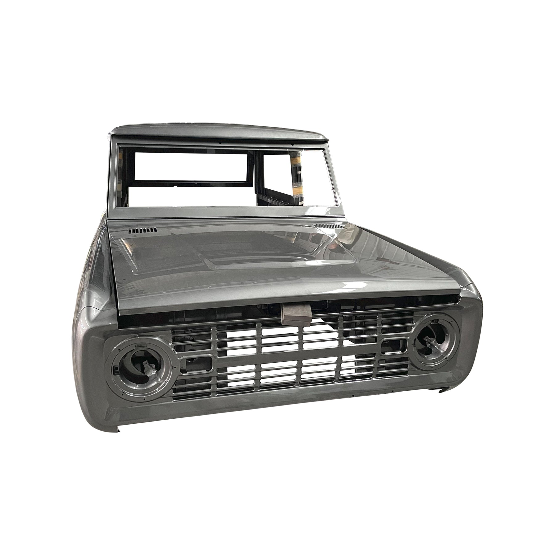 REPLACEMENT COMPLETE CAB WITH DOORS, WITH CUSTOM PAINT,1966-1977, FOR FORD BRONCO PRE-ORDER ONLY, (STEEL)