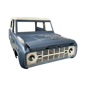 REPLACEMENT COMPLETE CAB WITH DOORS, WITH CUSTOM PAINT,1966-1977, FOR FORD BRONCO PRE-ORDER ONLY, (STEEL)