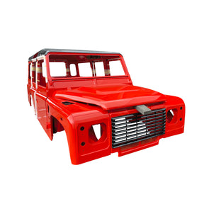 COMPLETE CAB WITH DOORS,WITH PRIMER, FOR LAND ROVER DEFENDER 110 TD4, (LHD), (ALUM+STEEL)