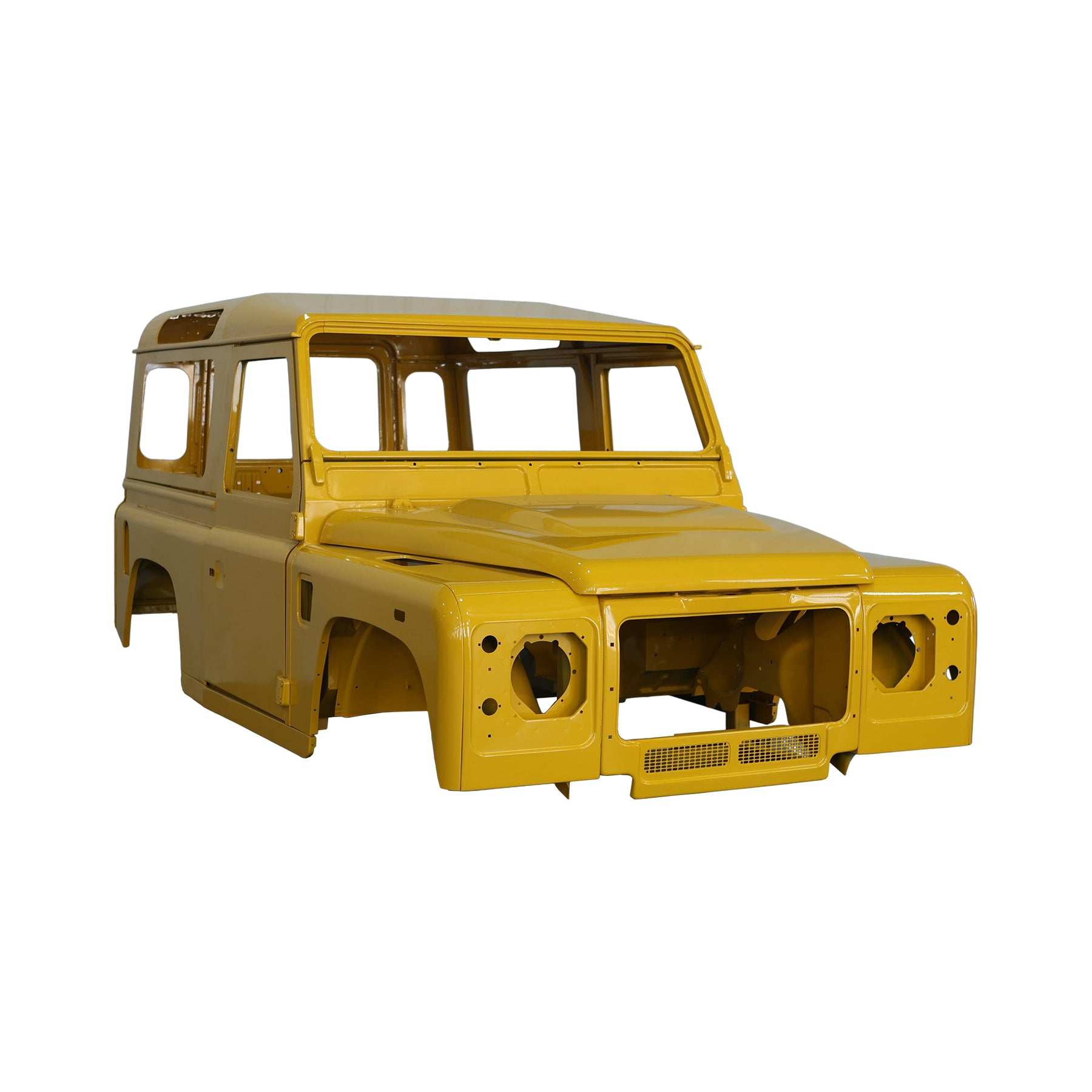 COMPLETE CAB WITH DOORS‚WITH PRIMER(LHD), FOR LAND ROVER DEFENDER 90 TD4, (ALUM+STEEL)