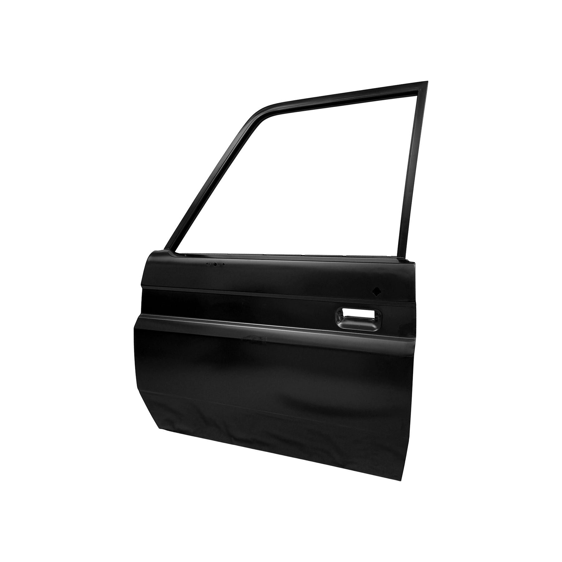 FRONT DOOR (WITHOUT DECORATIVE BAR HOLES) 3-HOLE LH (BEND ANGLE), 2003-2023, FOR TOYOTA LAND CRUISER LC79, 53802-07060-zc, (STEEL)