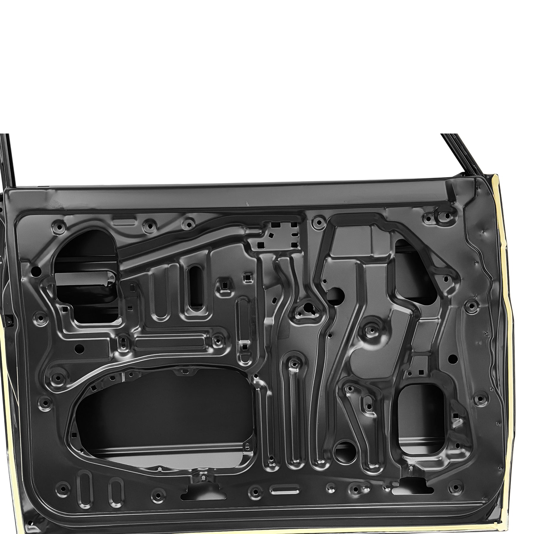 FRONT DOOR (WITHOUT DECORATIVE BAR HOLES) 3-HOLE LH (BEND ANGLE), 2003-2023, FOR TOYOTA LAND CRUISER LC79, 53802-07060-zc, (STEEL)