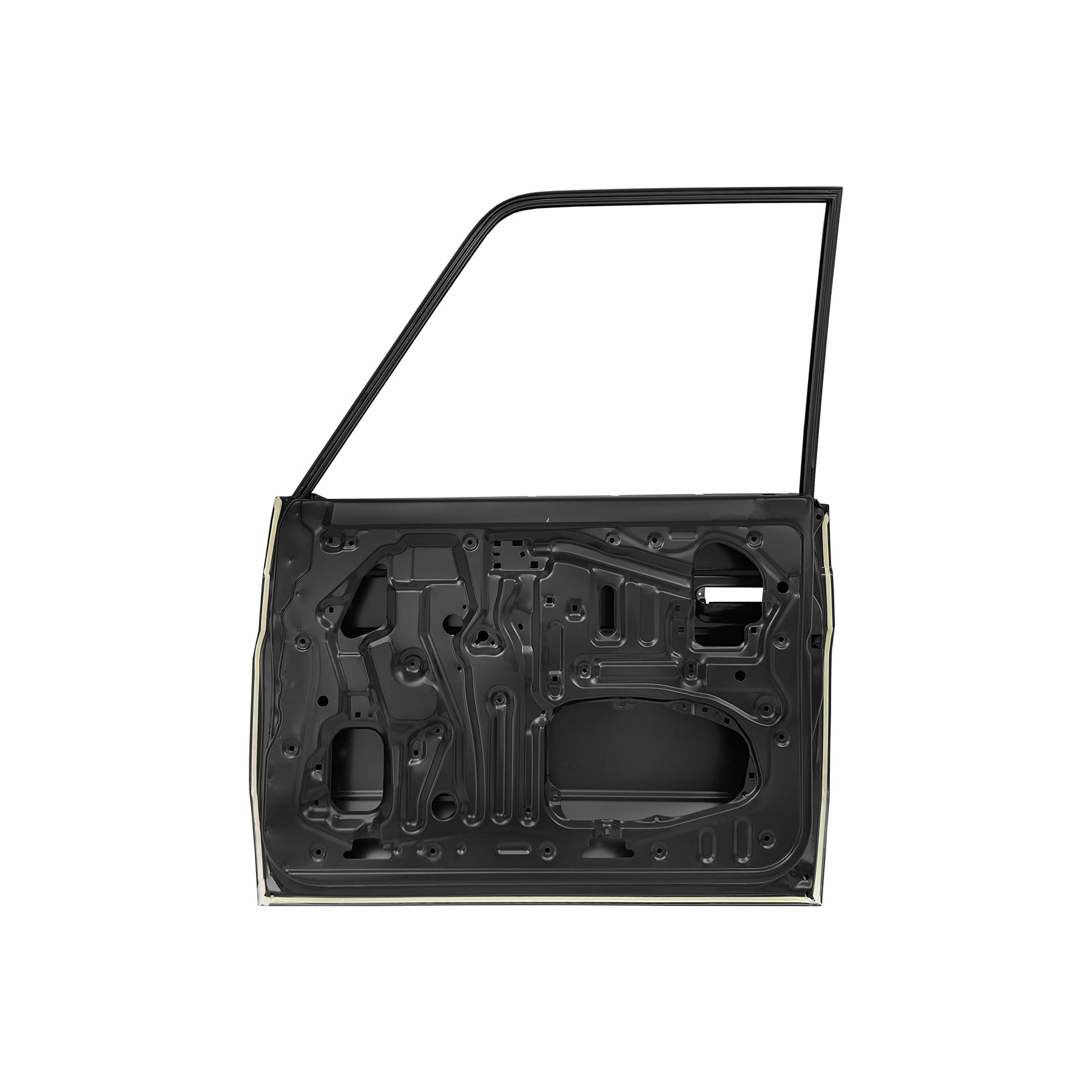 FRONT DOOR (WITHOUT DECORATIVE BAR HOLES) 3-HOLE RH (BEND ANGLE), 2003-2023, FOR TOYOTA LAND CRUISER LC79, 61602-07120-zc, (STEEL)