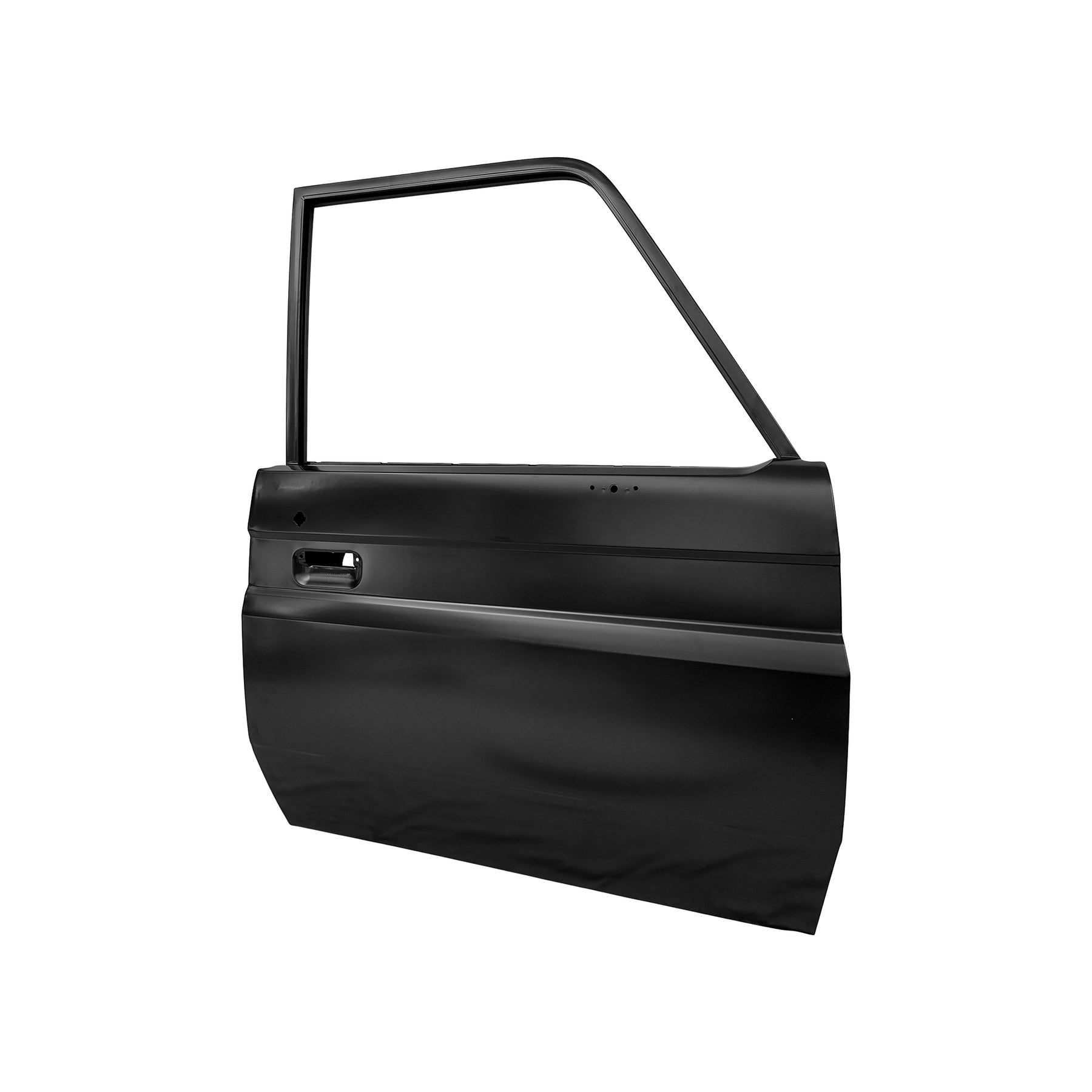 FRONT DOOR (WITHOUT DECORATIVE BAR HOLES) 3-HOLE RH (BEND ANGLE), 2003-2023, FOR TOYOTA LAND CRUISER LC79, 61602-07120-zc, (STEEL)