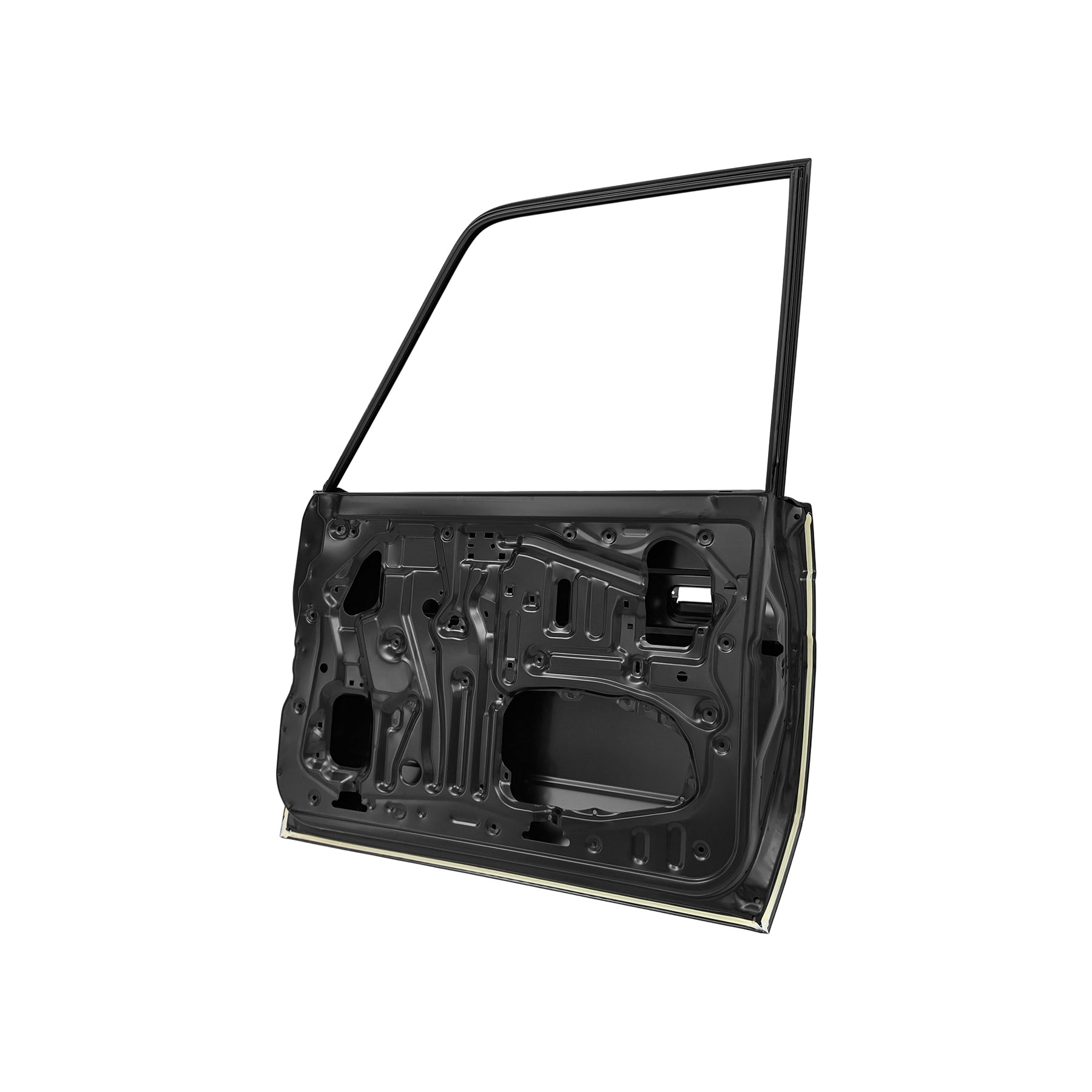 FRONT DOOR (WITHOUT DECORATIVE BAR HOLES) 3-HOLE RH (BEND ANGLE), 2003-2023, FOR TOYOTA LAND CRUISER LC79, 61602-07120-zc, (STEEL)