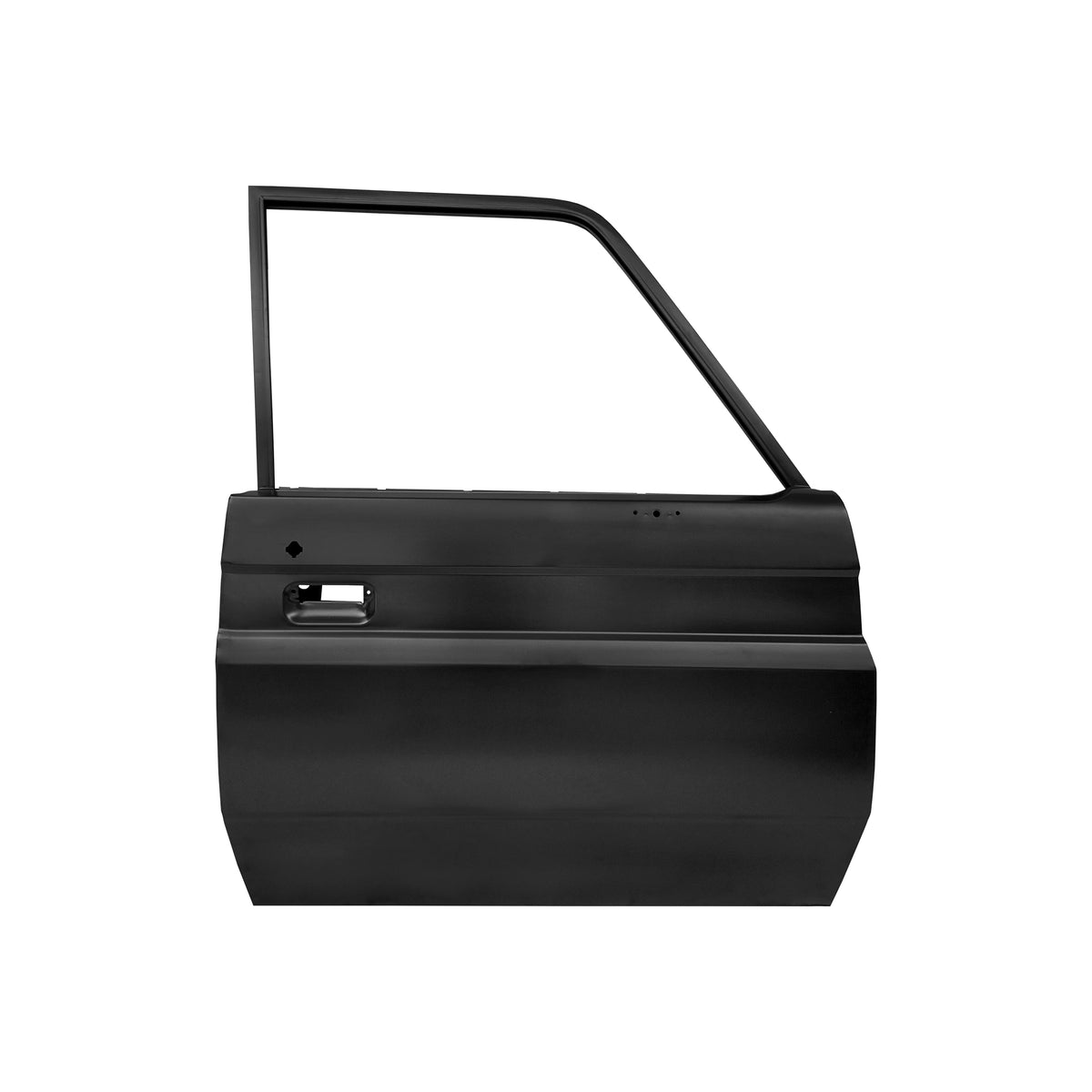 FRONT DOOR (WITHOUT DECORATIVE BAR HOLES) 3-HOLE RH (BEND ANGLE), 2003-2023, FOR TOYOTA LAND CRUISER LC79, 61602-07120-zc, (STEEL)