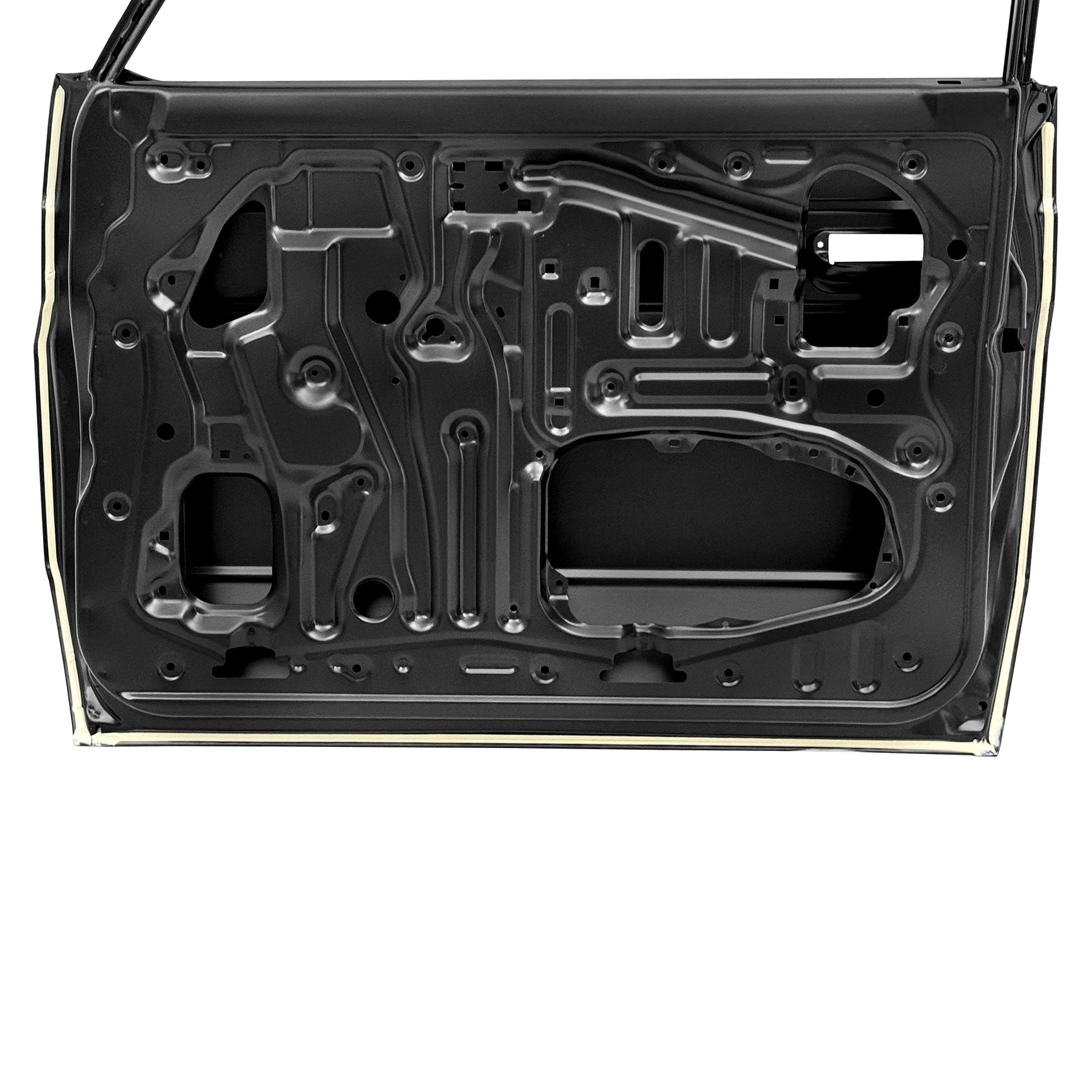 FRONT DOOR RH WITH LOGO HOLE (BEND ANGLE), 2003-2023, FOR TOYOTA LAND CRUISER LC79, 61601-07140-zc, (STEEL)