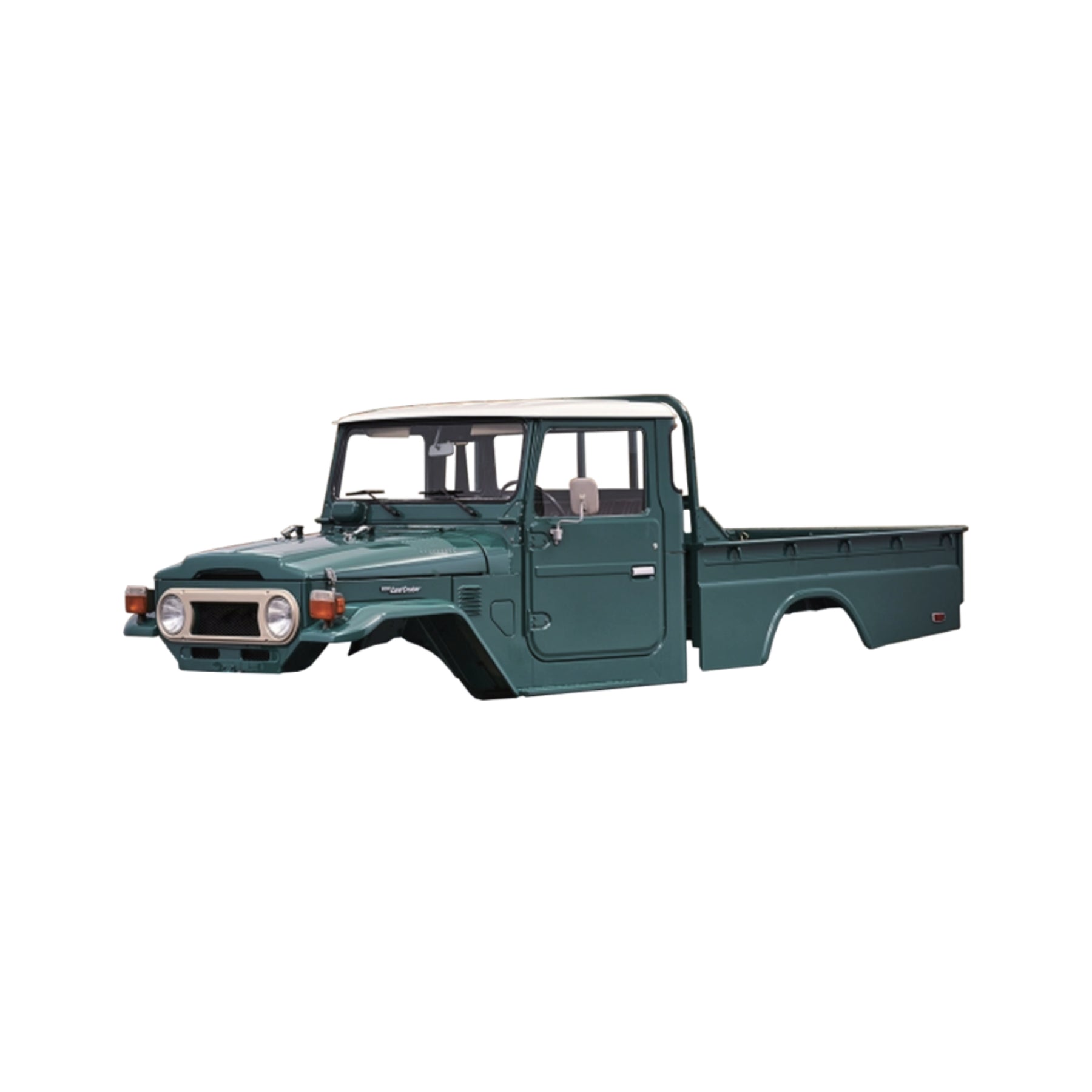REPLACEMENT COMPLETE CAB WITH DOORS, WITH PRIMER LHD, 1968-1978, FOR TOYOTA LAND CRUISER FJ45, (STEEL)