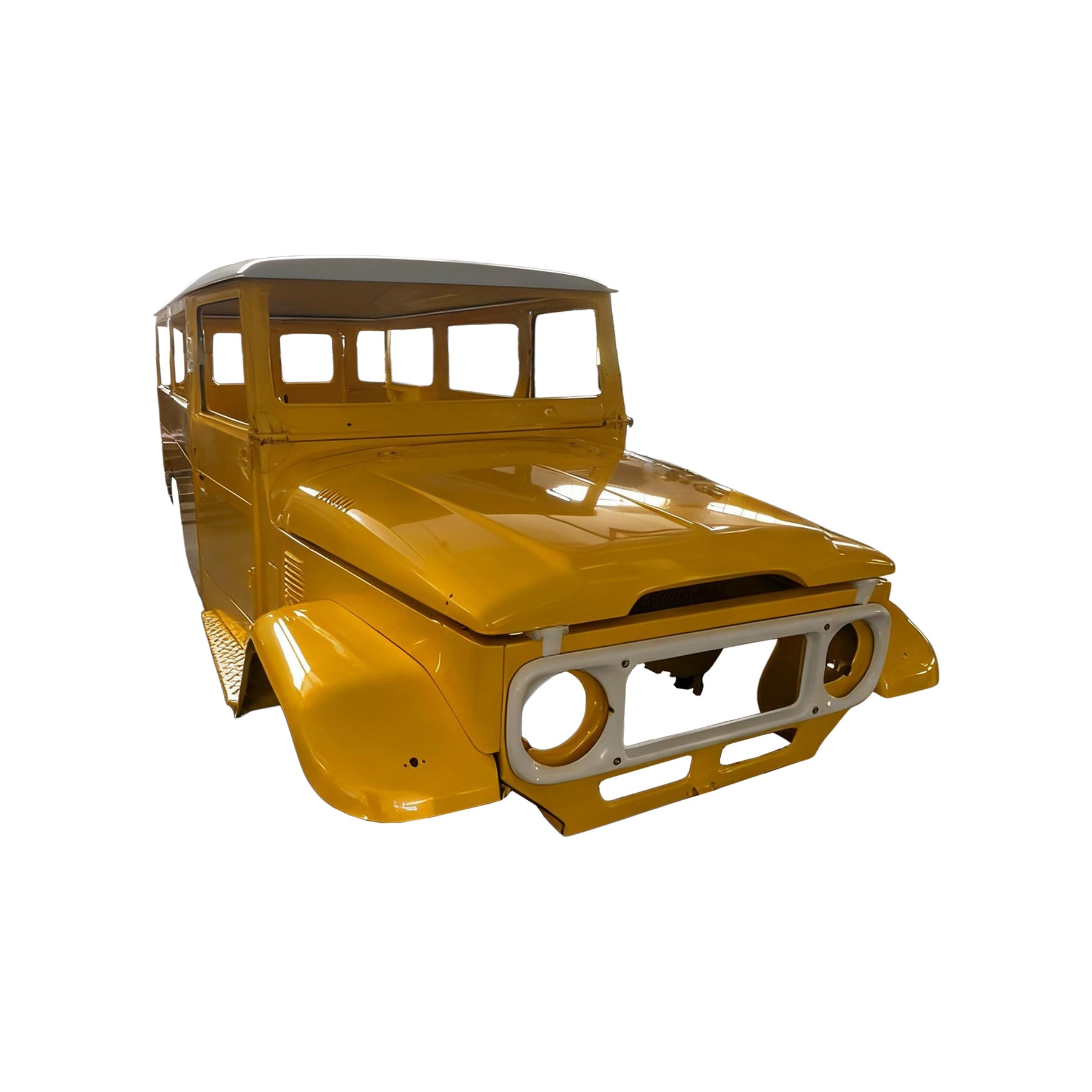 REPLACEMENT COMPLETE CAB WITH CUSTOM PAINT RHD, 1984-, FOR TOYOTA FJ45V, (STEEL)