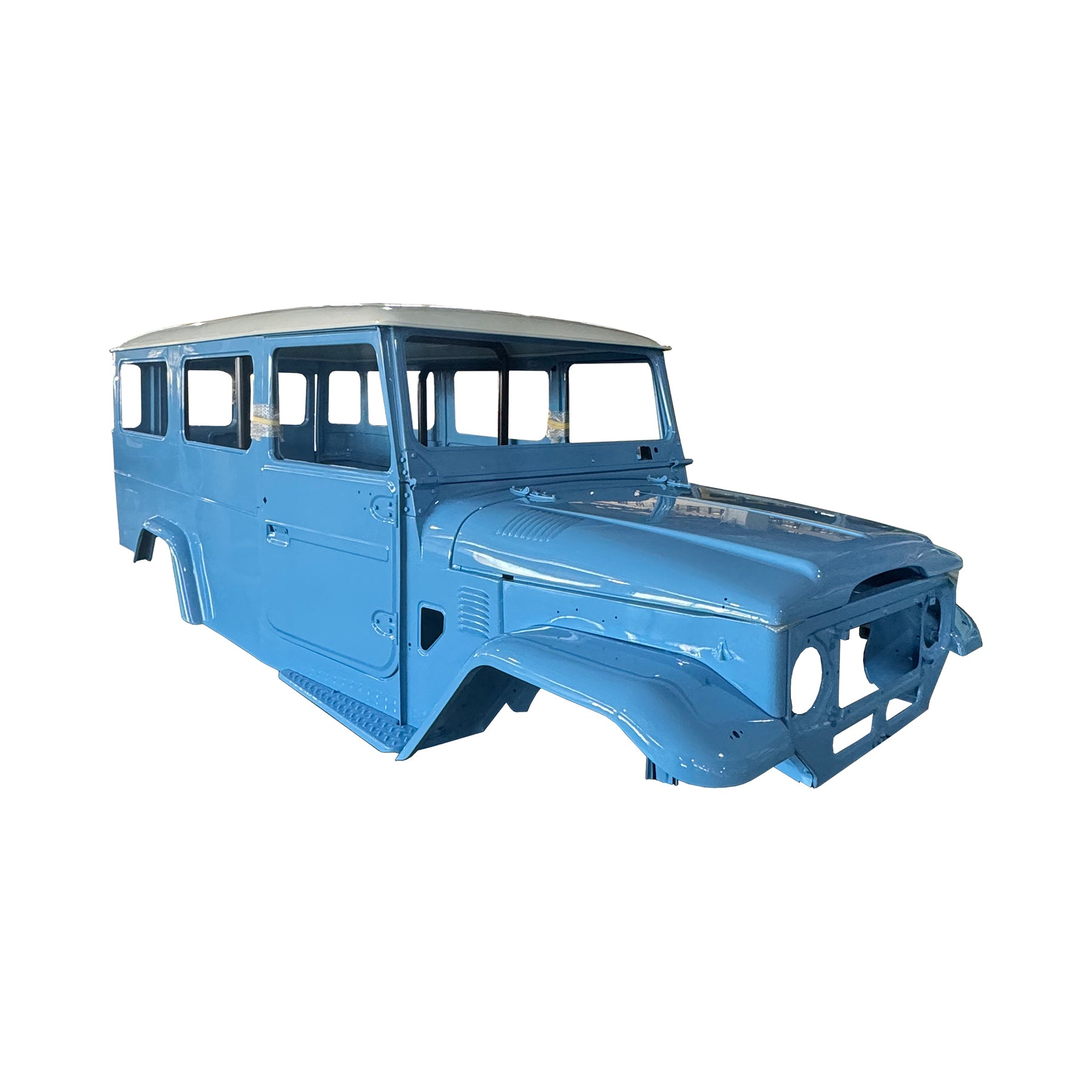 REPLACEMENT COMPLETE CAB WITH CUSTOM PAINT RHD, 1984-, FOR TOYOTA FJ45V, (STEEL)