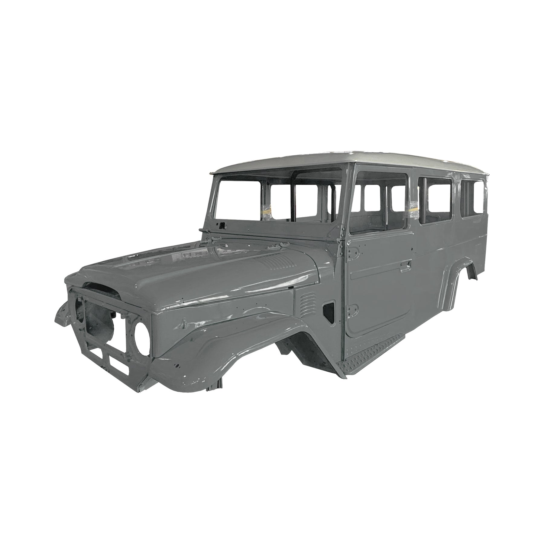 REPLACEMENT COMPLETE CAB WITH PRIMER LHD, 1984-, FOR TOYOTA FJ45V, (STEEL)